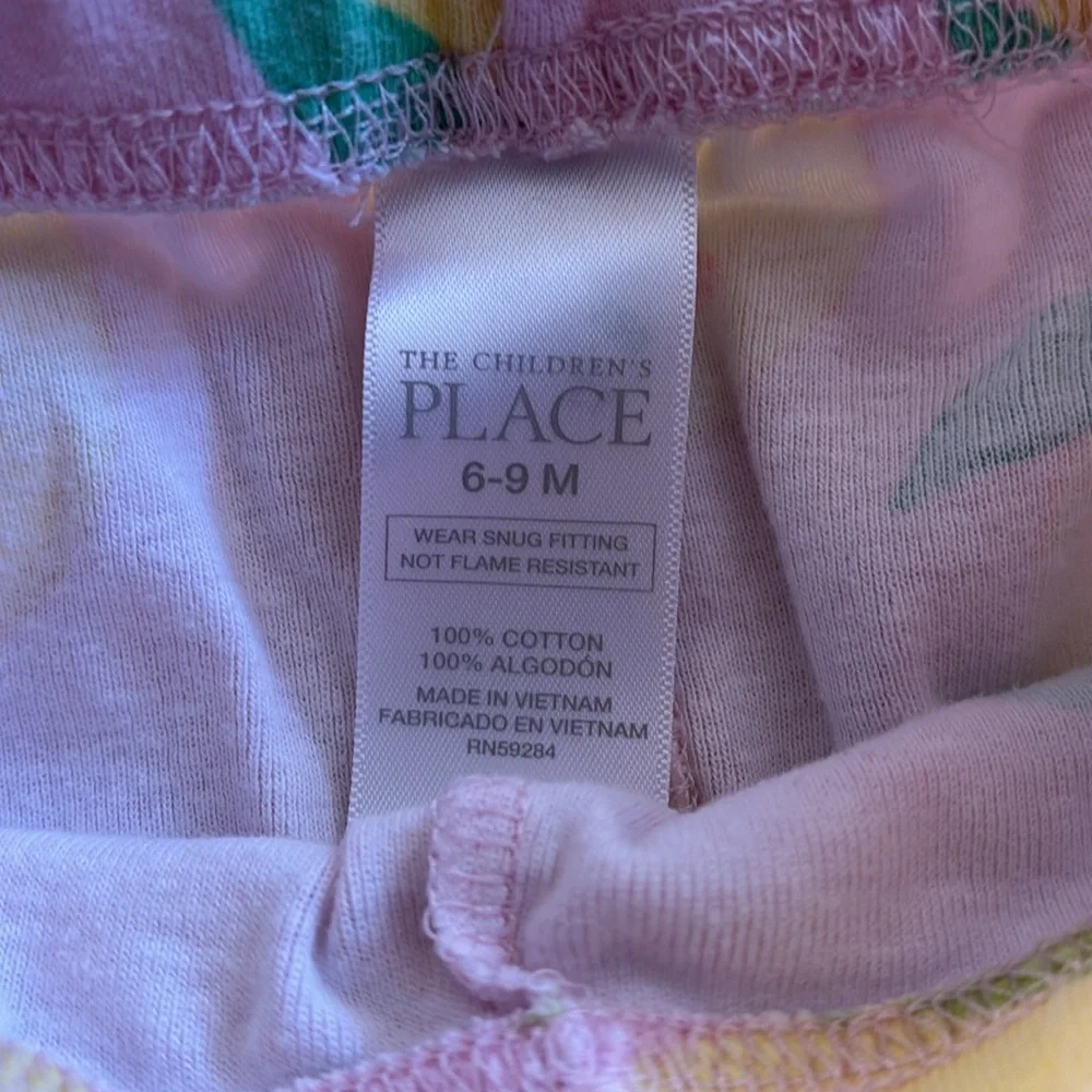 6-9M The Children’s Place Lemon Pajamas